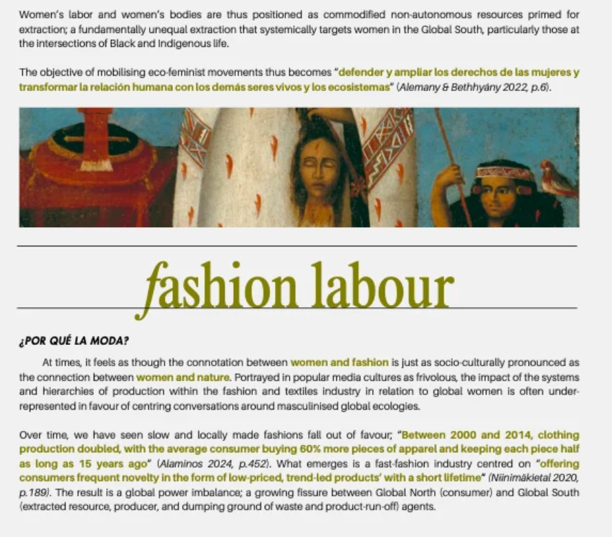 Eco-feminist fashions by Veronika Berman